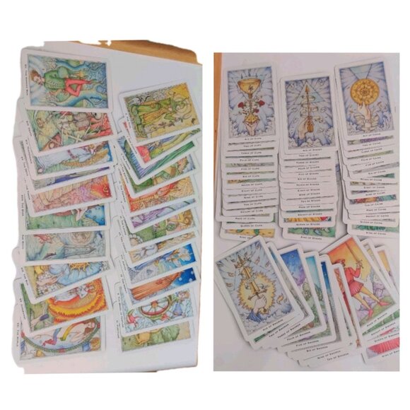 Nigel Jackson Tarot Deck 78 Cards ONLY Metaphysical 2000 Replacement EUC